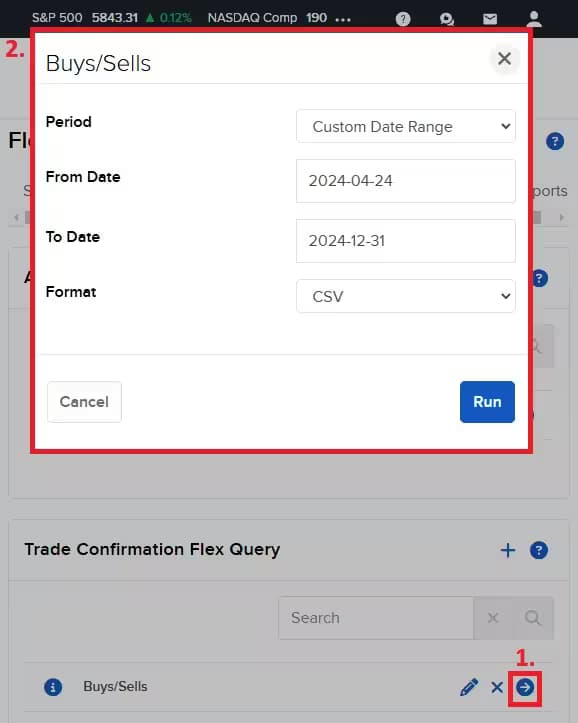 Селектиране на период